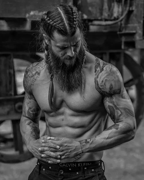 VIKING BRAID OR BRAIDED VIKING MOHAWK